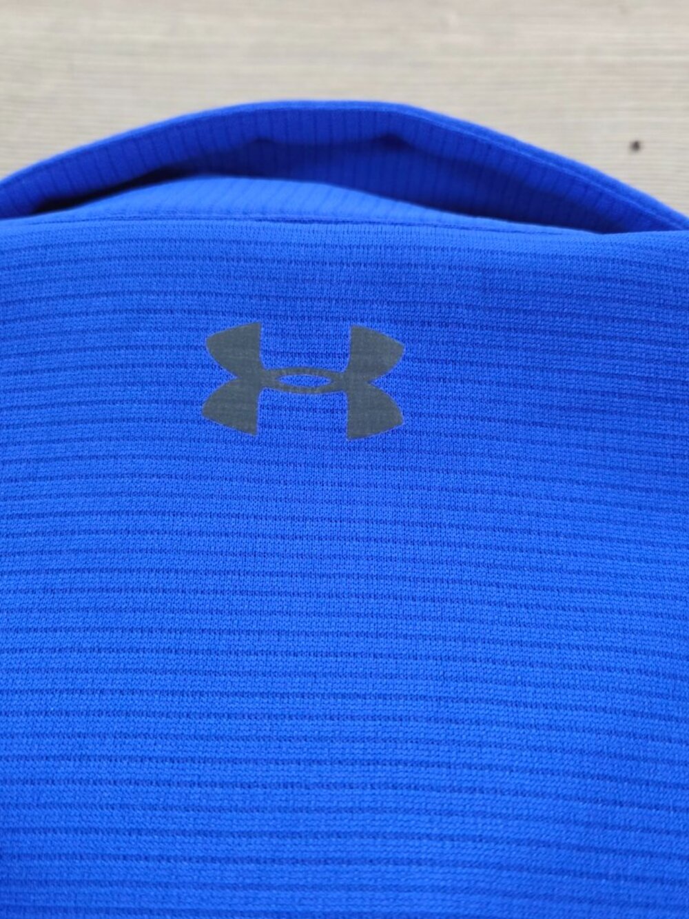 Under Armour HeatGear Men's XL Loose Fit Short Sleeve Blue Polo Golf Shirt - Picture 6 of 8